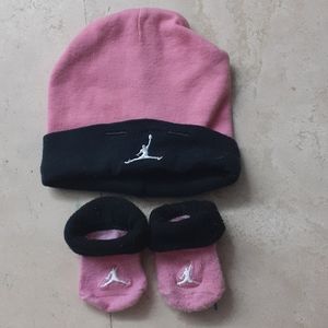 Jordan Baby hat and socks